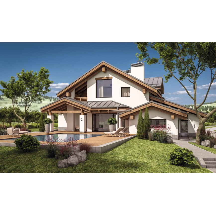 Aplique de parede para exterior PEVO 1xGX53/11W/230V IP44 antracite
