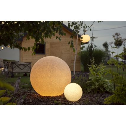 Candeeiro de exterior STONO 1xE27/15W/230V Ø 31,5 cm IP65