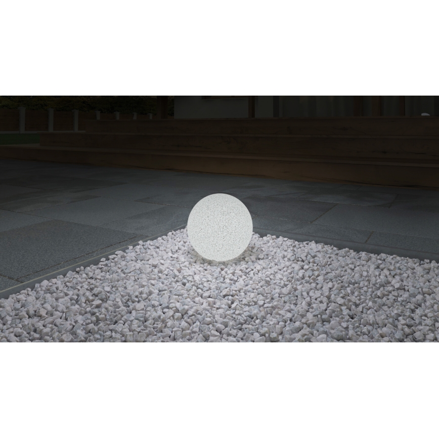Candeeiro de exterior STONO 1xE27/15W/230V Ø 31,5 cm IP65