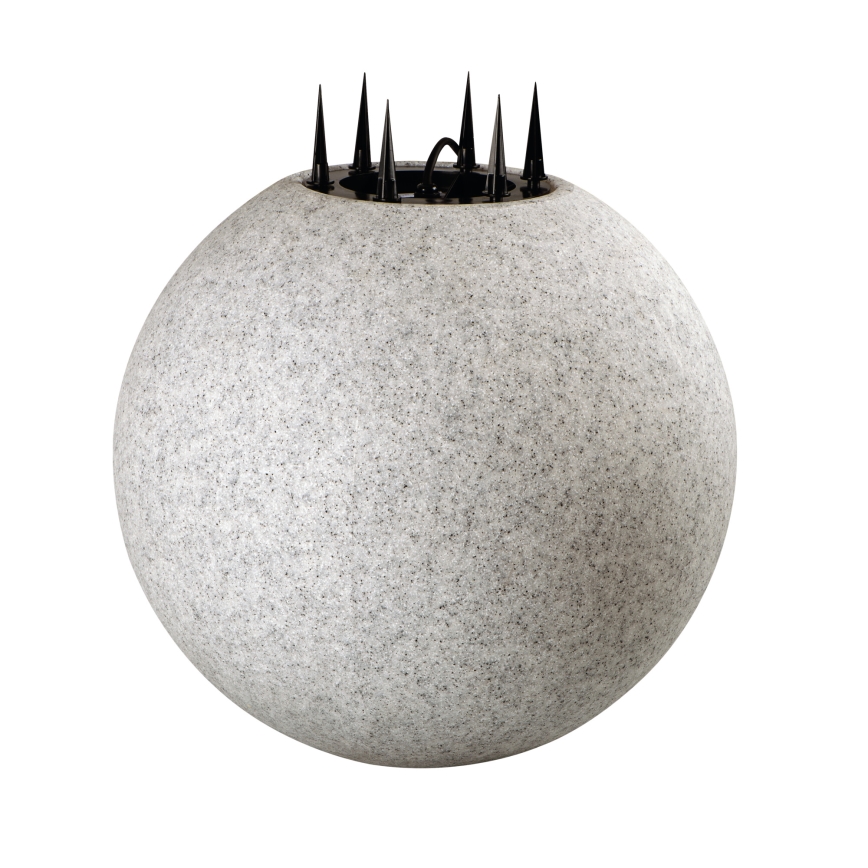 Candeeiro de exterior STONO 1xE27/15W/230V Ø 31,5 cm IP65