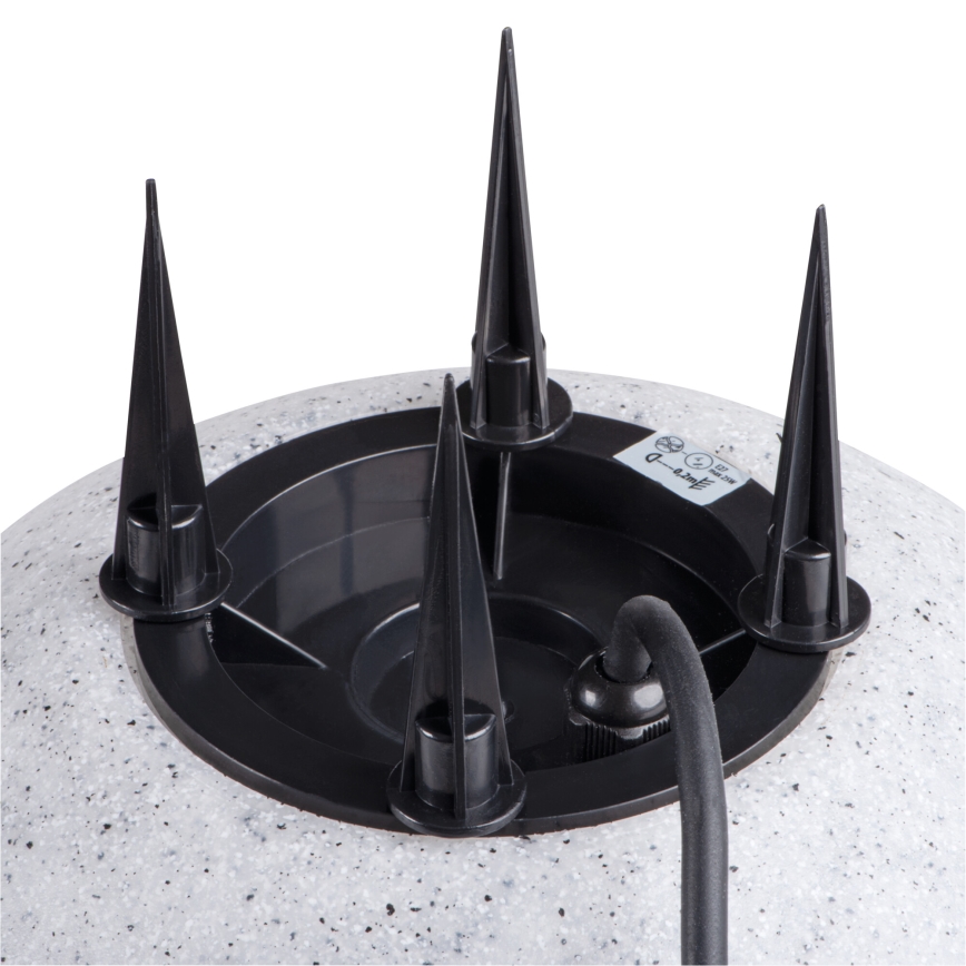 Candeeiro de exterior STONO 1xE27/15W/230V Ø 31,5 cm IP65