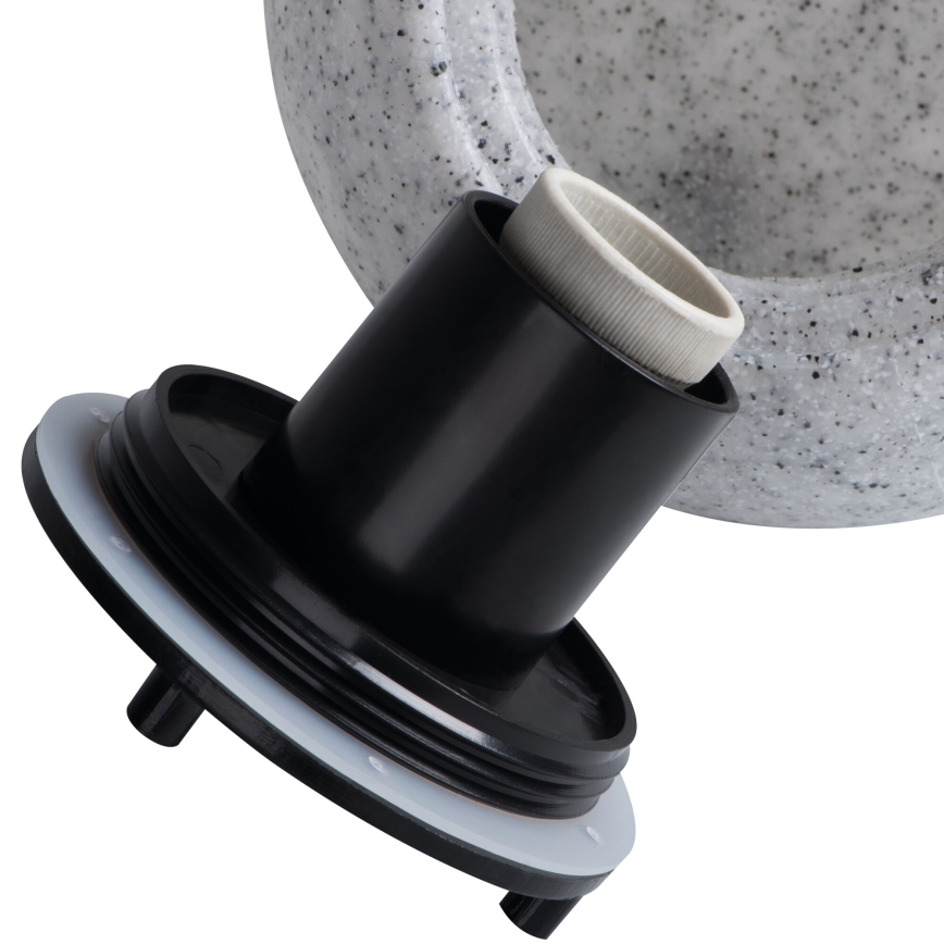 Candeeiro de exterior STONO 1xE27/15W/230V Ø 31,5 cm IP65