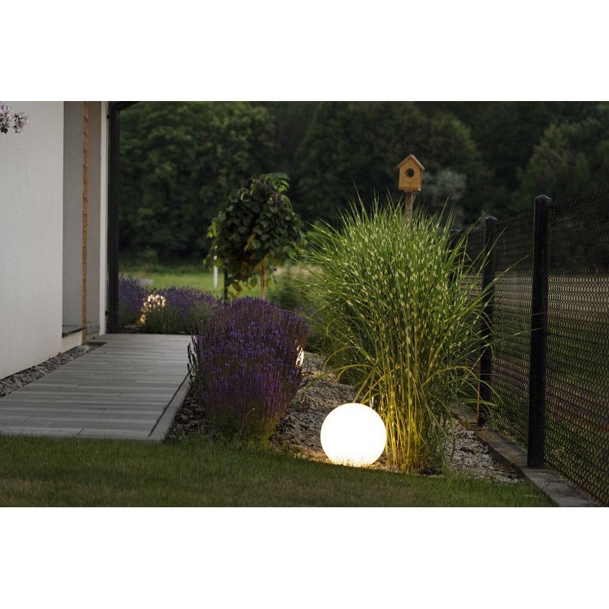 Luminária exterior STONO 1xE27/25W/230V diâmetro 78 cm IP65