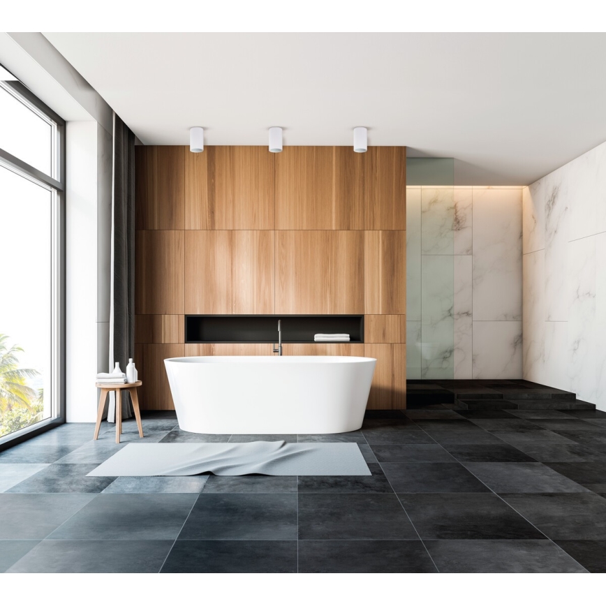 Foco para casa de banho AQILO 1xE27/20W/230V IP65 branco