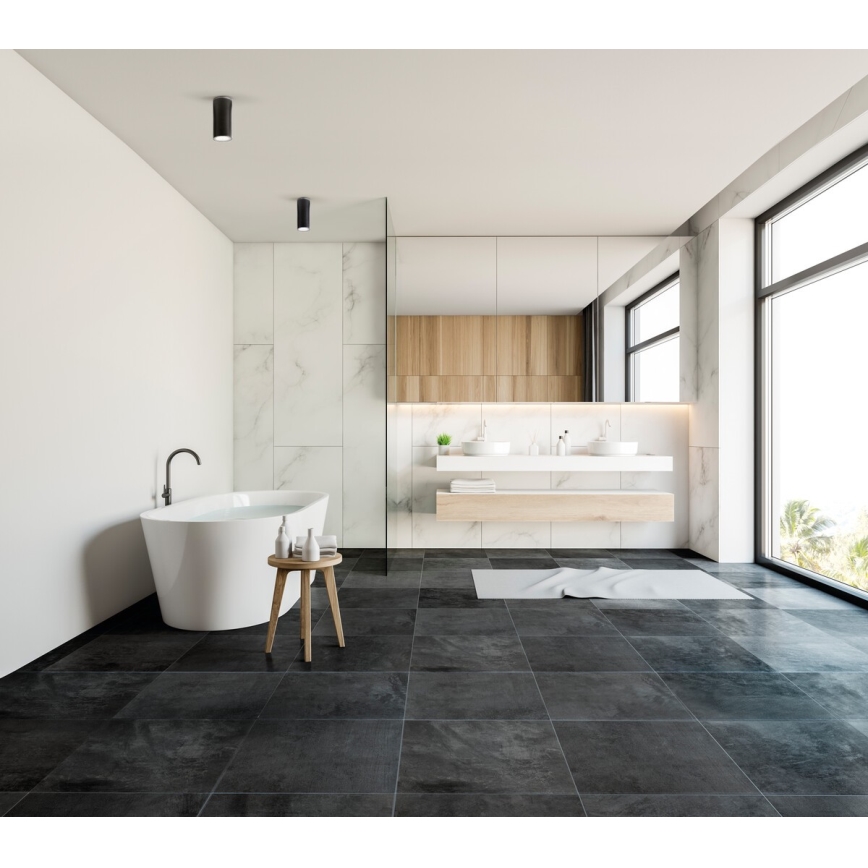 Foco para casa de banho AQILO 1xE27/20W/230V IP65 preto