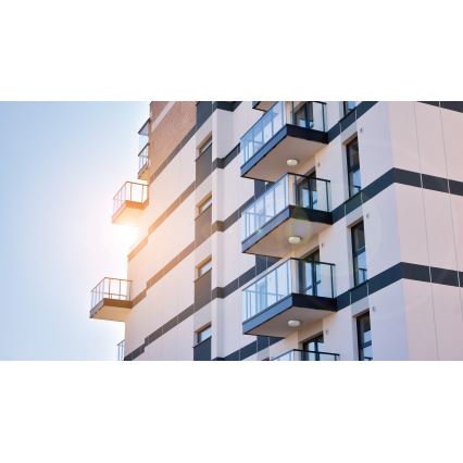 Iluminação de teto de trabalho LED IPER LED/26W/230V IK10 IP65 redondo branco