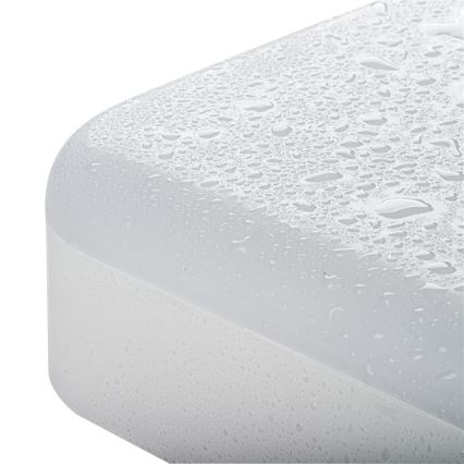 Iluminação de teto de trabalho LED IPER LED/19W/230V IK10 IP65 angular branco