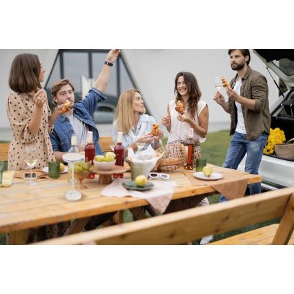 Kanlux 37310 - Candeeiro LED recarregável com regulação FLUXY LED/1,7W/1800 mAh IP44 branco