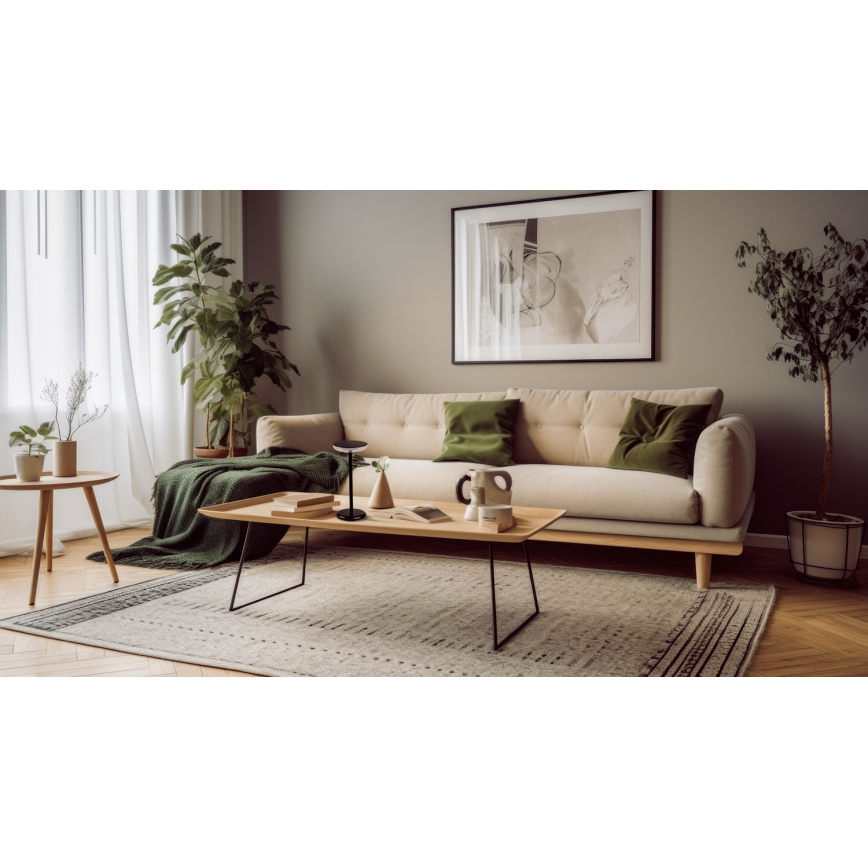 Kanlux 37311 - Candeeiro LED recarregável com regulação  FLUXY LED/1,7W/1800 mAh IP44 preto