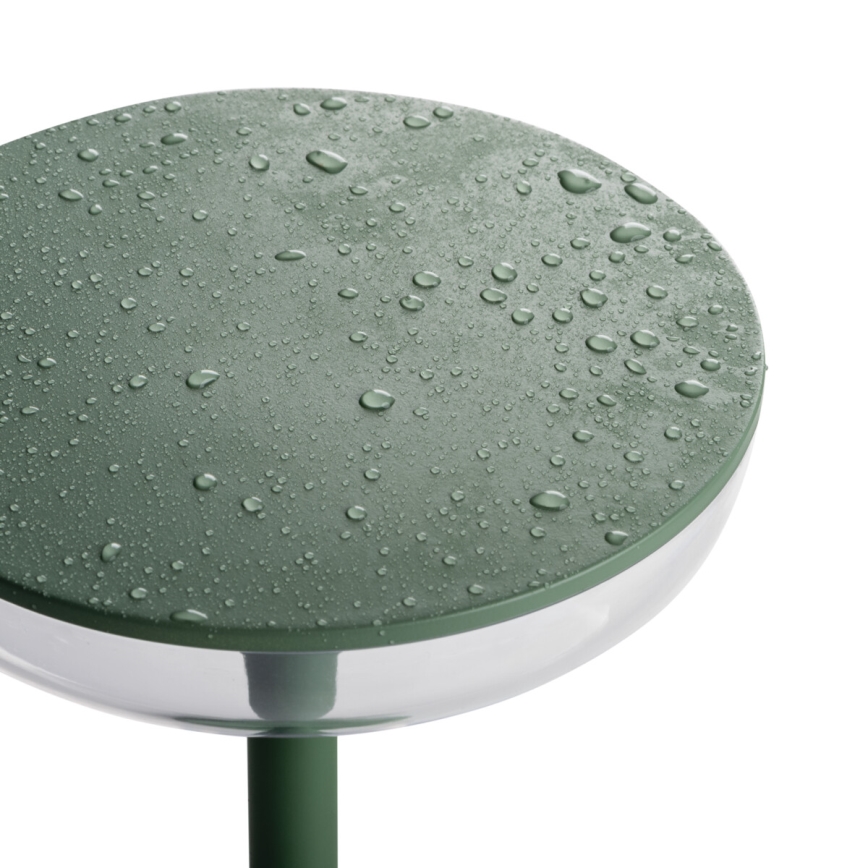 Lâmpada recarregável LED regulável FLUXY LED/1,7W/1800 mAh IP44 verde