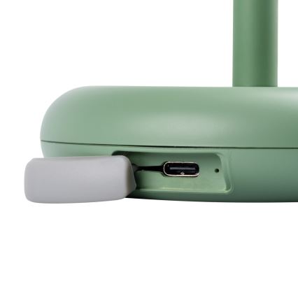 Lâmpada recarregável LED regulável FLUXY LED/1,7W/1800 mAh IP44 verde