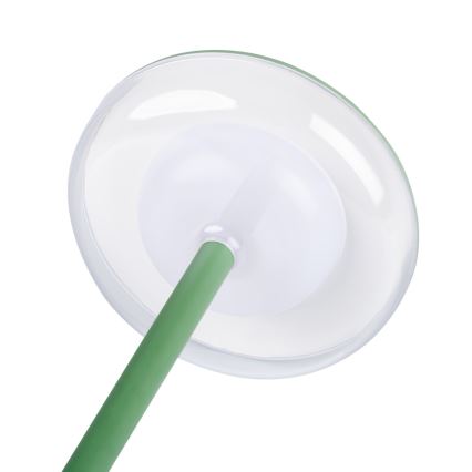 Lâmpada recarregável LED regulável FLUXY LED/1,7W/1800 mAh IP44 verde