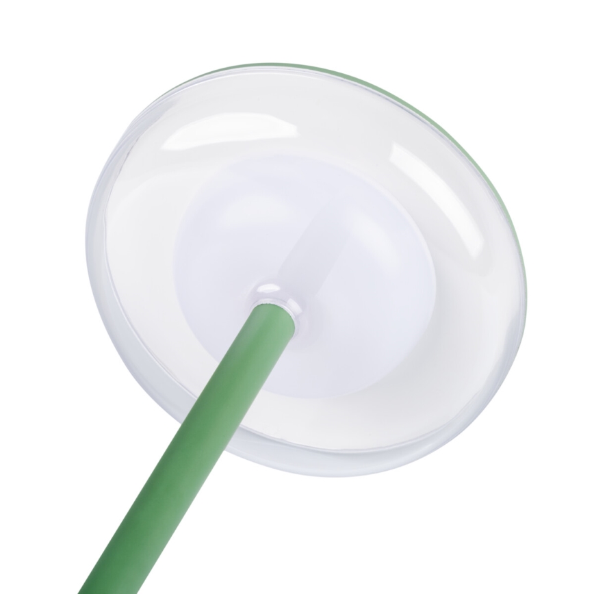 Lâmpada recarregável LED regulável FLUXY LED/1,7W/1800 mAh IP44 verde