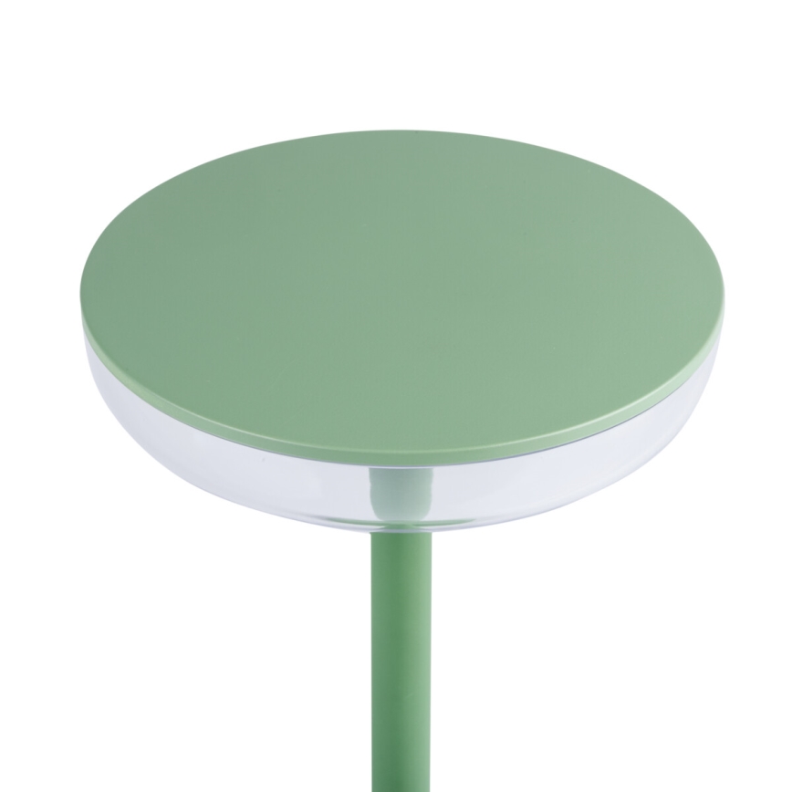 Lâmpada recarregável LED regulável FLUXY LED/1,7W/1800 mAh IP44 verde