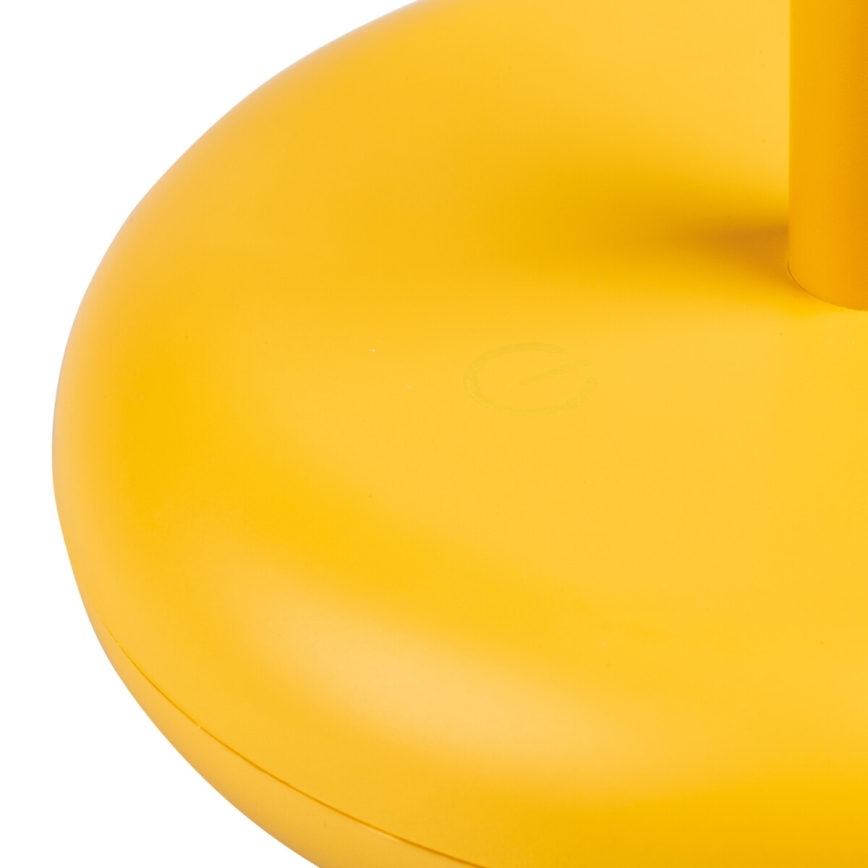 Kanlux 37314 - Candeeiro LED recarregável com regulação FLUXY LED/1,7W/1800 mAh IP44 amarelo