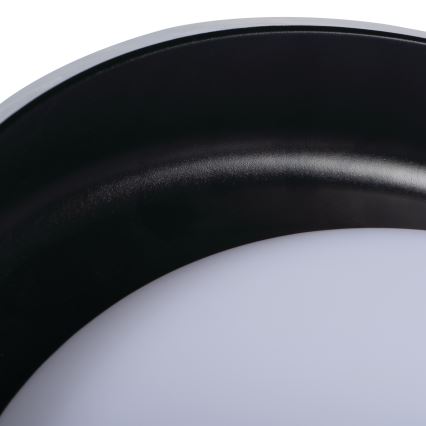 Iluminação de teto LED NIFU LED/17,8W/230V diâmetro 43 cm branco/preto