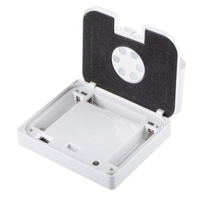 Kanlux 37392 - Candeeiro de embutir LED com sensor de movimento e anoitecer IRS LED/0,3W/3xAAA IP54 branco