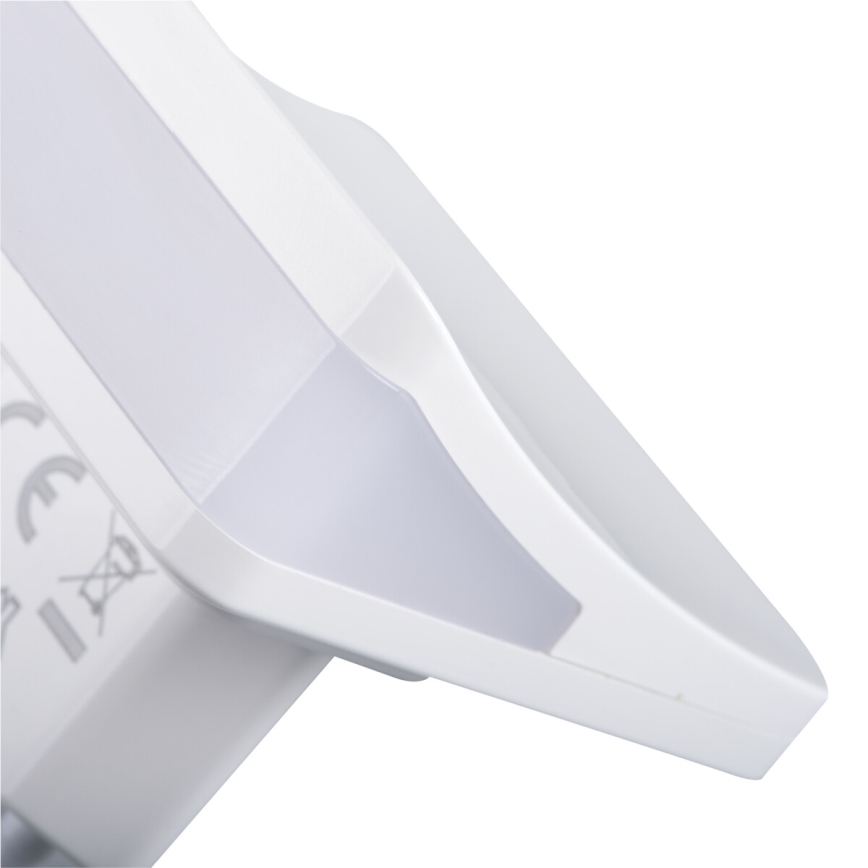 Kanlux 37393 - Luz de orientação LED com sensor de anoitecer para uma tomada HOFI LED/0,28W/230V branco