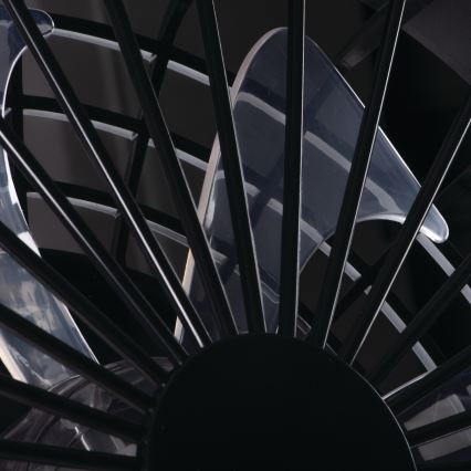 Iluminação de teto LED RGBW com regulação e ventoinha PLAVE LED/48W/230V 3000/4000/6500K + comando