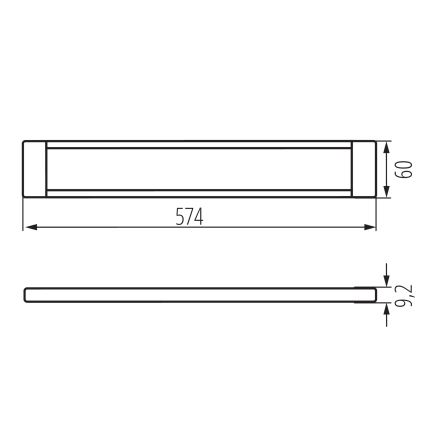 Iluminação LED Regulável para Móveis DAXA LED/9W/24V 3000/4000/5500K
