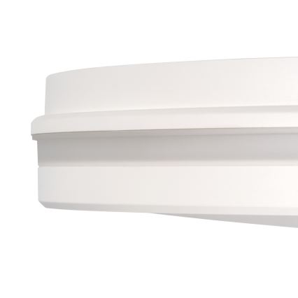 Iluminação de teto exterior LED BENO E LED/12W/230V 3000/4000/6500K diâmetro 20 cm IP65 branco