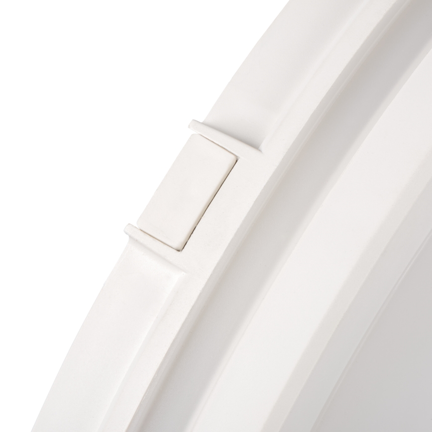 Iluminação de teto exterior LED BENO E LED/12W/230V 3000/4000/6500K diâmetro 20 cm IP65 branco