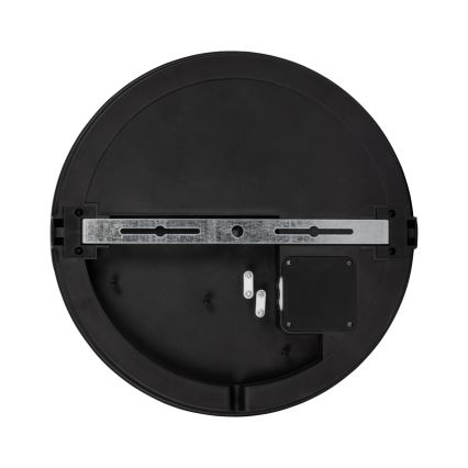 Iluminação de teto exterior LED BENO E LED/12W/230V 3000/4000/6500K diâmetro 20 cm IP65 preto