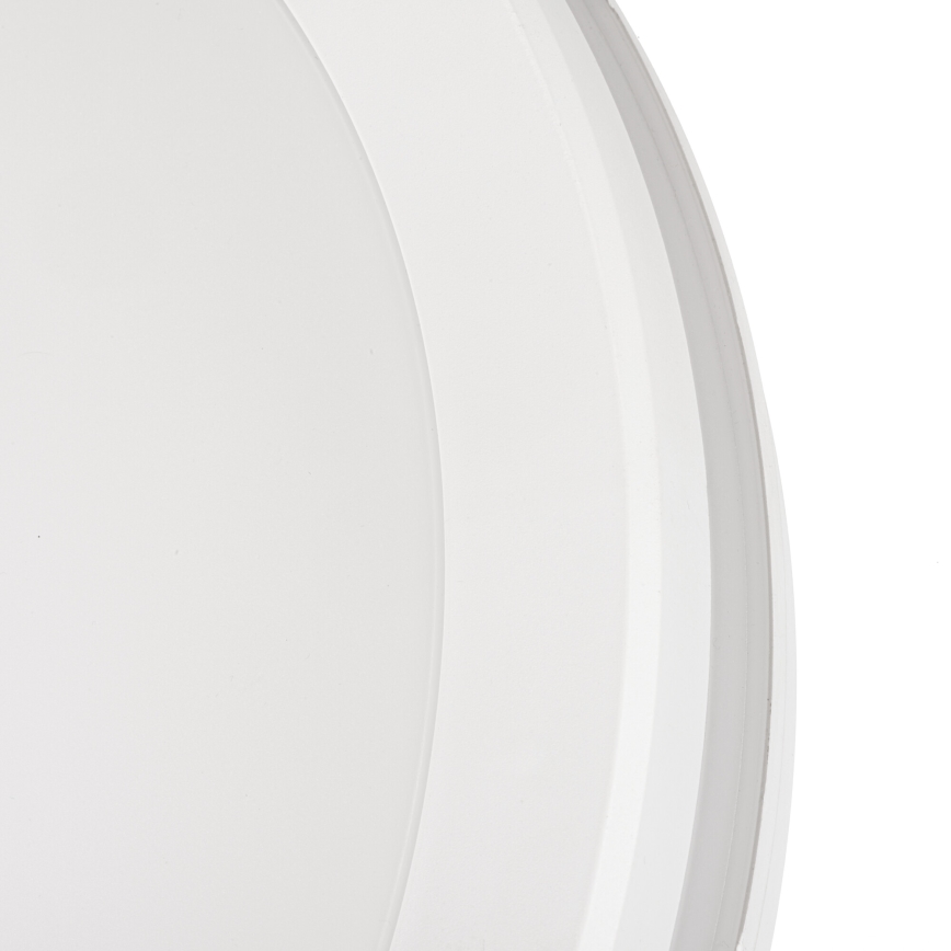 Iluminação de teto exterior LED BENO E LED/20W/230V 3000/4000/6500K diâmetro 20 cm IP65 branco