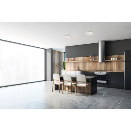 Iluminação de teto exterior LED BENO ECO LED/30W/230V 3000/4000/6500K diâmetro 30 cm IP65 branco