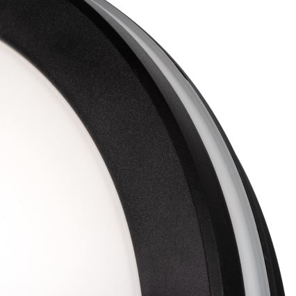 Iluminação de teto exterior LED BENO E LED/40W/230V 3000/4000/6500K diâmetro 40 cm IP65 preto