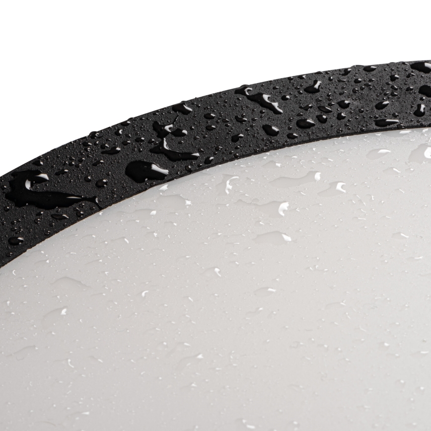 Iluminação de teto exterior LED BENO ECO LED/40W/230V 3000/4000/6500K diâmetro 40 cm IP65 preto