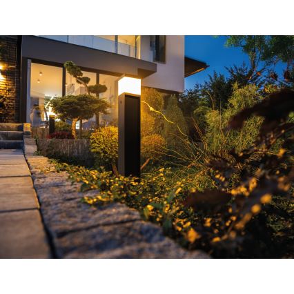 Candeeiro exterior DASTEN 1xG9/11W/230V 80 cm IP44 preto