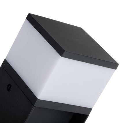 Candeeiro exterior com 2 tomadas DASTEN 1xG9/11W/230V 80 cm IP44 preto