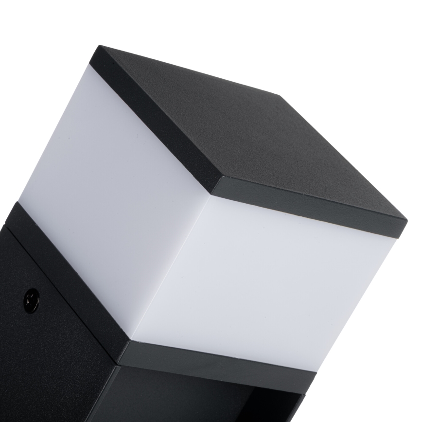 Candeeiro exterior com 2 tomadas DASTEN 1xG9/11W/230V 80 cm IP44 preto