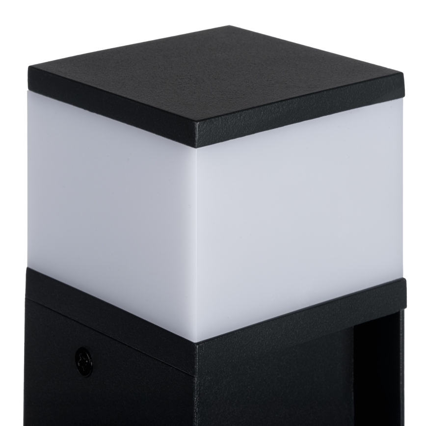 Candeeiro exterior com 2 tomadas DASTEN 1xG9/11W/230V 80 cm IP44 preto