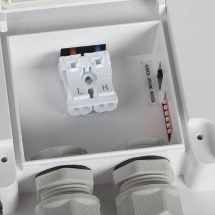 Iluminação de teto exterior LED com sensor de movimento BENO LED/12/18W/230V 3000/3500/4000K IP65 branco angular