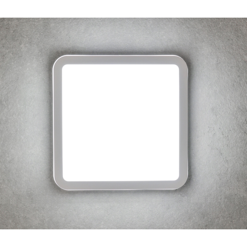 Luminária de teto LED para exterior BENO LED/12/18W/230V 3000/3500/4000K IP65 branca quadrada