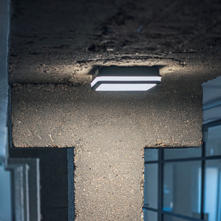 Iluminação de teto exterior LED BENO LED/24/30W/230V 3000/3500/4000K IP65 antracite angular