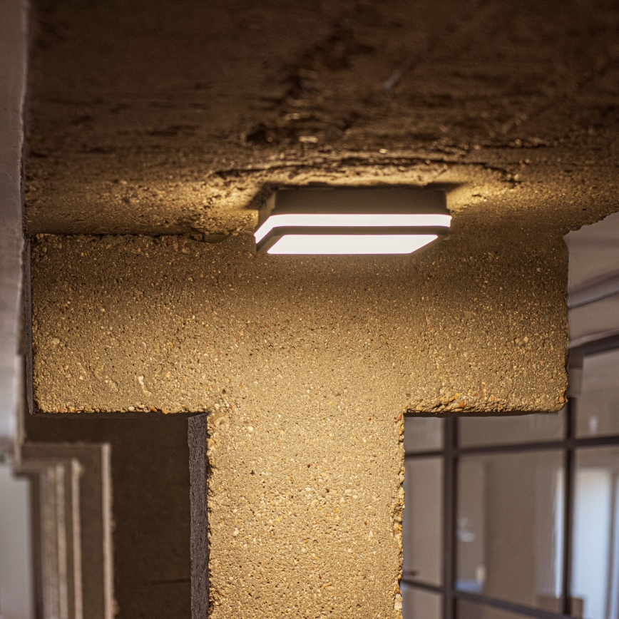 Iluminação de teto exterior LED BENO LED/24/30W/230V 3000/3500/4000K IP65 antracite angular