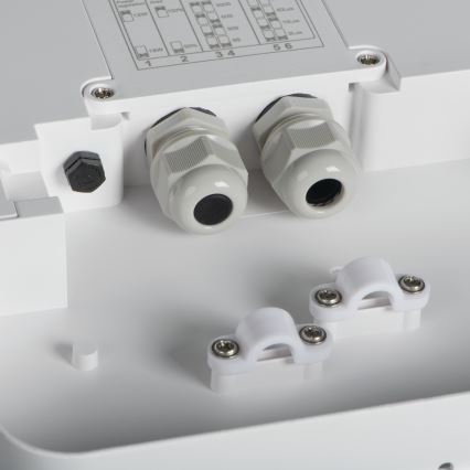 Iluminação de teto exterior LED com sensor de movimento BENO LED/24/30W/230V 3000/3500/4000K IP65 branco angular