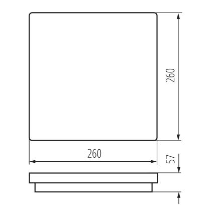 Iluminação de teto exterior LED BENO LED/24/30W/230V 3000/3500/4000K IP65 branco angular