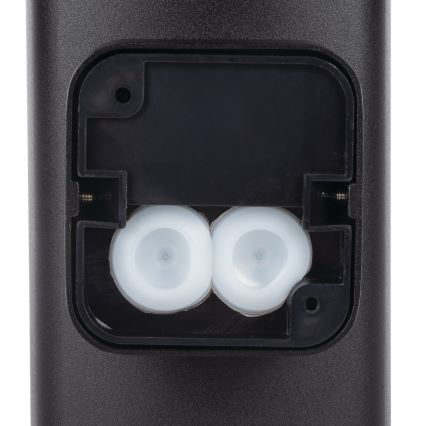 Iluminação de parede exterior ZEVI 2xGU10/10W/230V IP54 preto