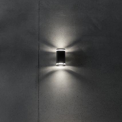 Iluminação de parede exterior ZEVI 2xGU10/10W/230V IP54 antracite