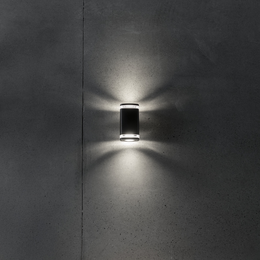 Iluminação de parede exterior ZEVI 2xGU10/10W/230V IP54 antracite
