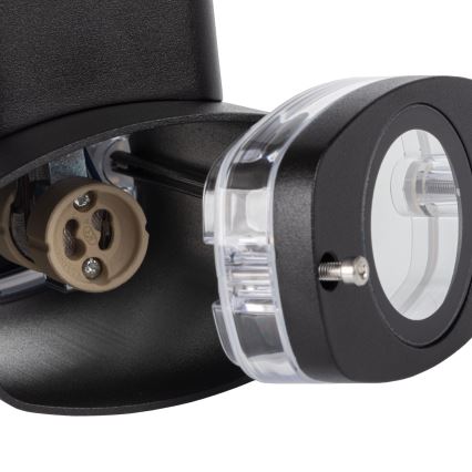 Iluminação de parede exterior ZEVI 2xGU10/10W/230V IP54 antracite