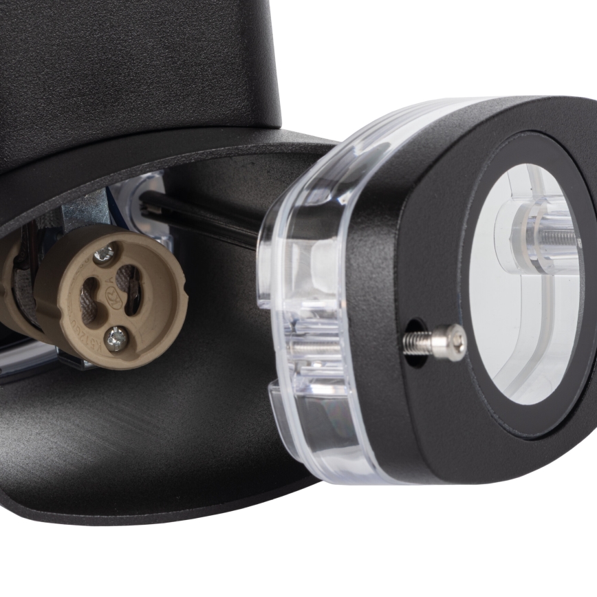 Iluminação de parede exterior ZEVI 2xGU10/10W/230V IP54 antracite