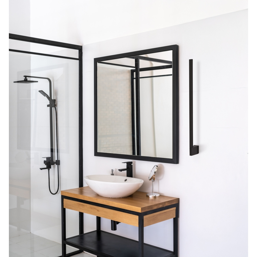 LED Luminária de Parede Externa YALTE LED/8W/230V 4000K IP54 preta