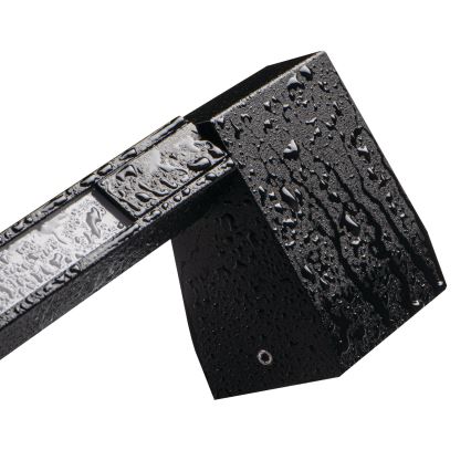 Luminária de parede LED exterior YALTE LED/10W/230V 3000K IP54 preta