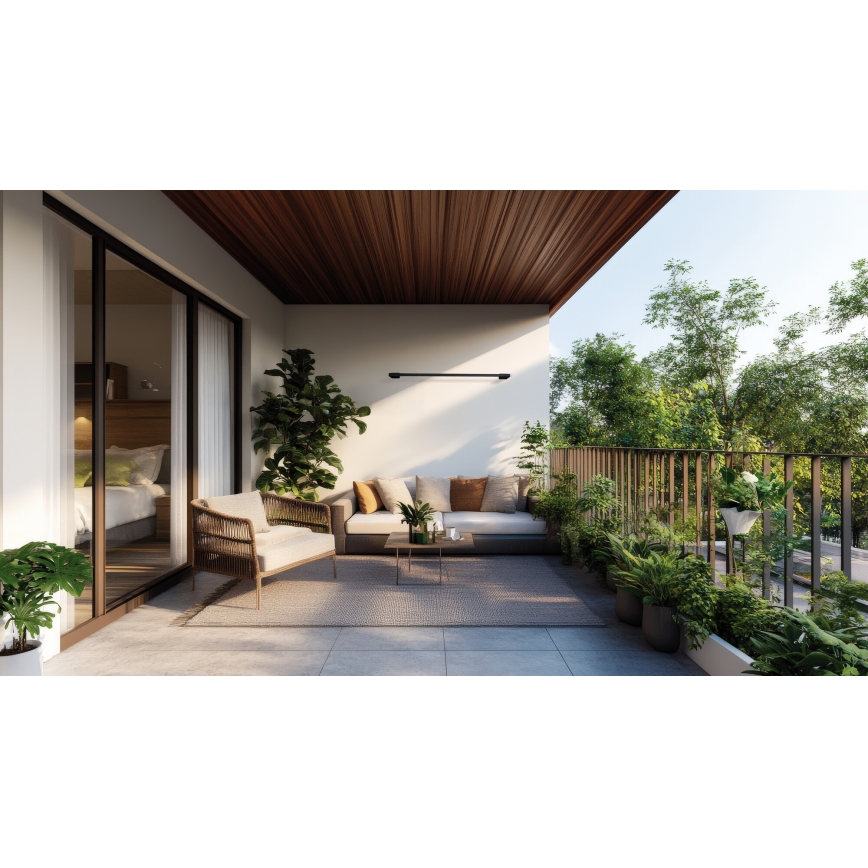 Iluminação de parede exterior LED YALTE LED/11W/230V 4000K IP54 preto