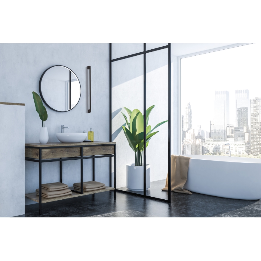 Iluminação de parede exterior LED YALTE LED/11W/230V 4000K IP54 preto